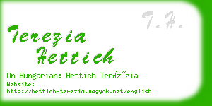 terezia hettich business card